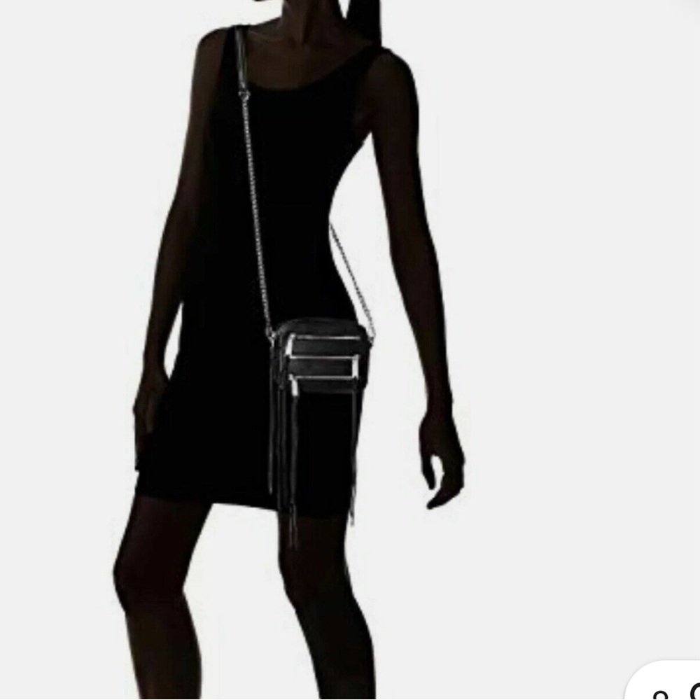 Rebecca Minkoff 3 zip black crossbody bag - Picture 4 of 5